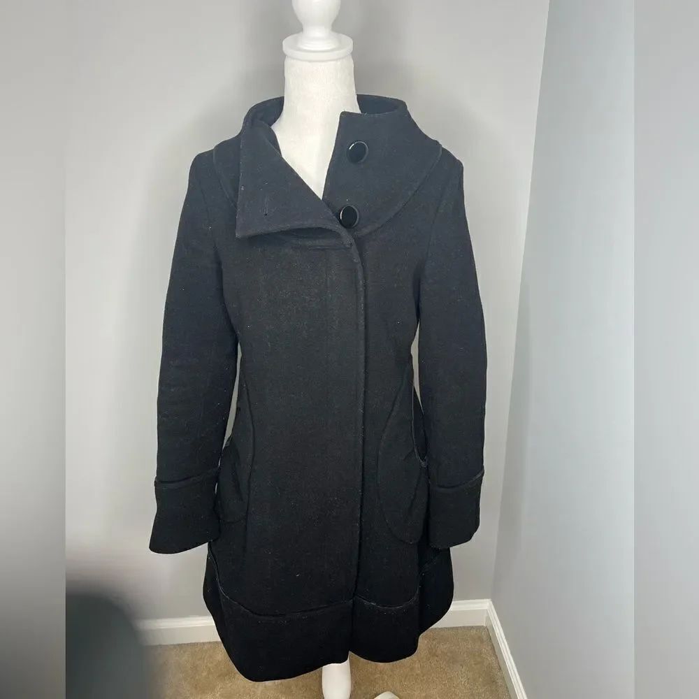 Soia & kyo wool peacoat with high collar